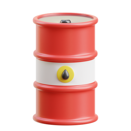 Oil Barrel  3D Icon