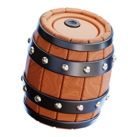 Oil Barrel  3D Icon