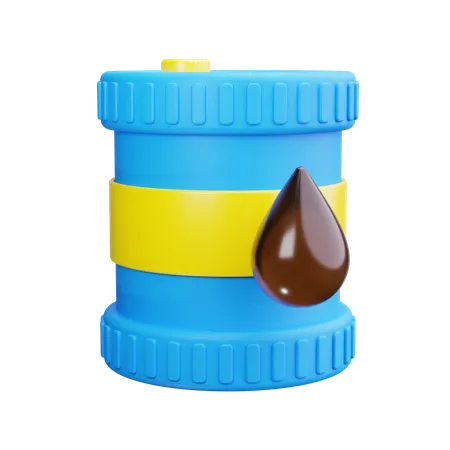 Oil Barrel  3D Icon