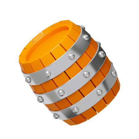 Oil Barrel  3D Icon