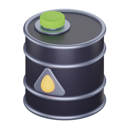 Oil Barrel  3D Icon