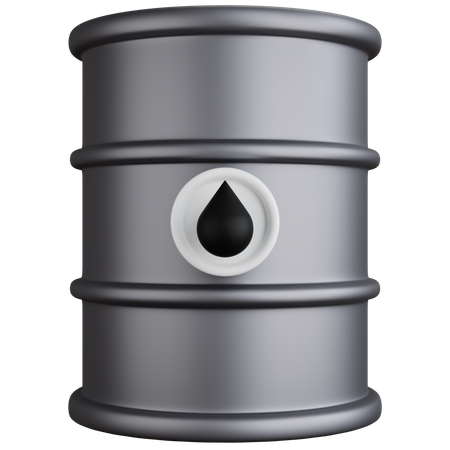 Oil Barrel  3D Icon