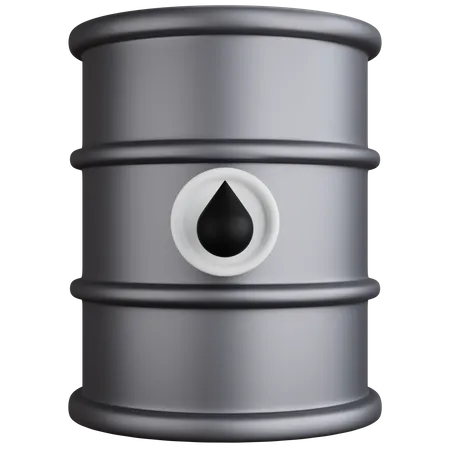 Oil Barrel  3D Icon