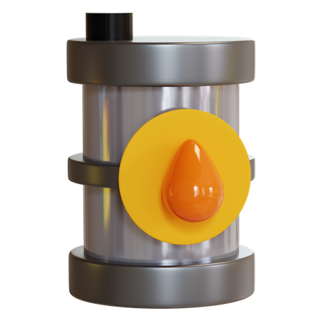 Oil Barrel  3D Icon