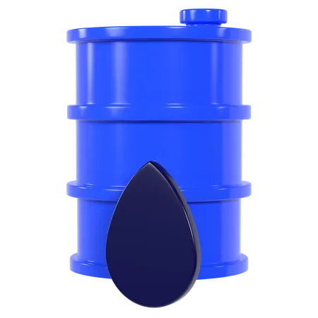 Oil Barrel  3D Illustration