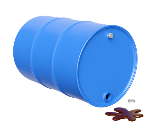 Oil Barrel  3D Icon