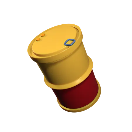 Oil Barrel  3D Icon