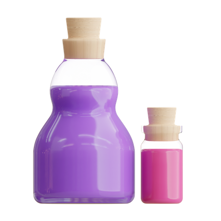 Oil Bottle  3D Icon