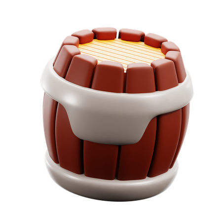 Oil Drum  3D Icon