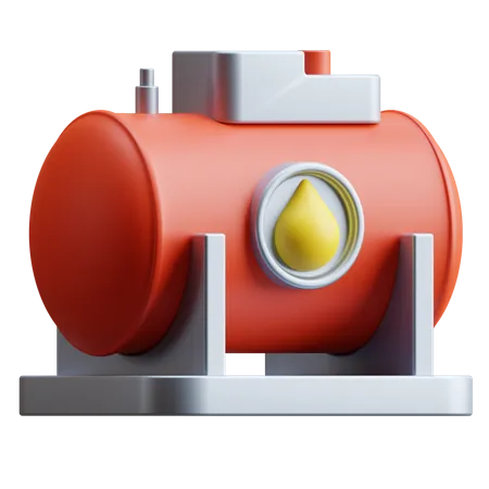 Oil Tank  3D Icon