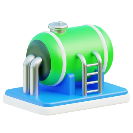 Oil Tank  3D Icon