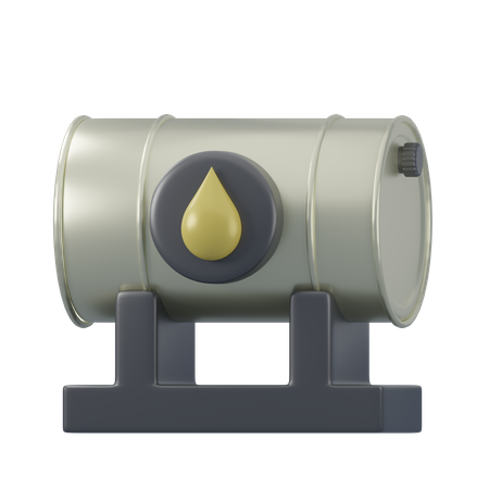 Oil Tank  3D Icon