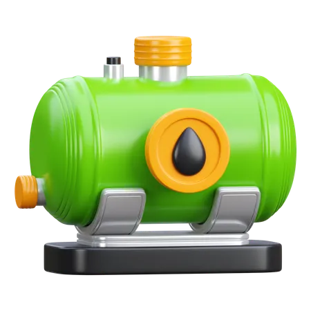 Oil Tank  3D Icon