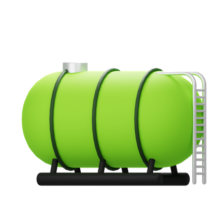 Oil Tank  3D Icon