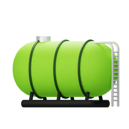 Oil Tank  3D Icon