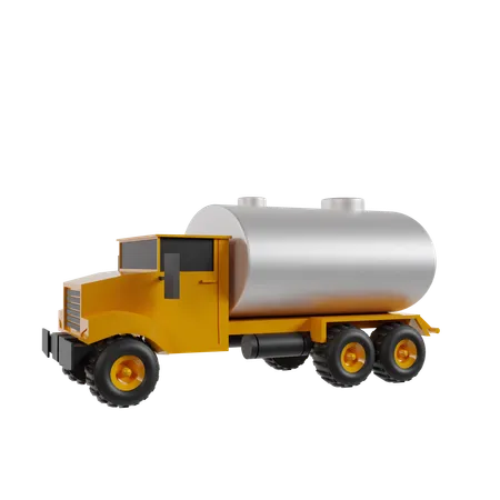 Oil Truck  3D Icon