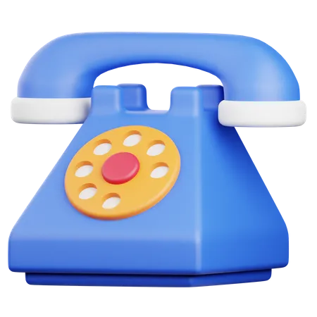 Old Phone  3D Icon