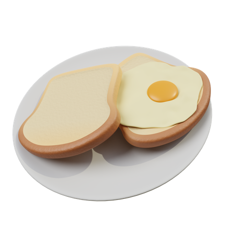 Omelet  3D Icon