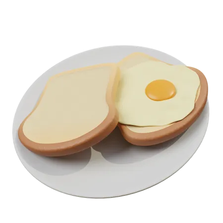 Omelet  3D Icon