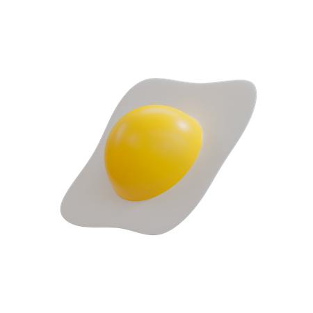 Omelette  3D Illustration