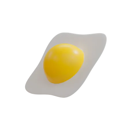 Omelette  3D Illustration