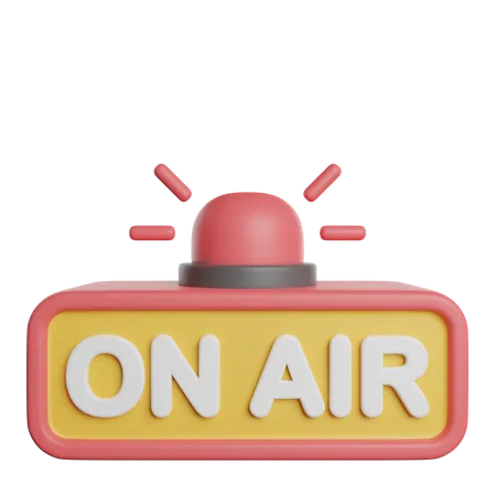 On Air  3D Icon