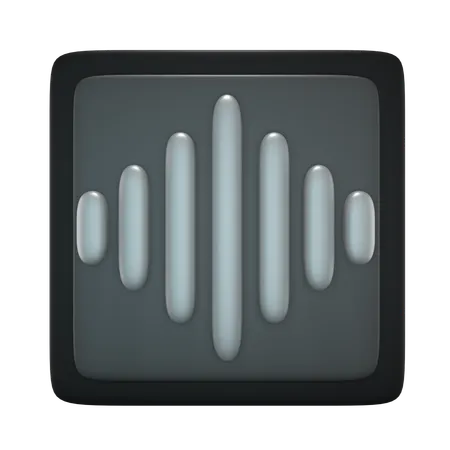 Onda sonora  3D Icon