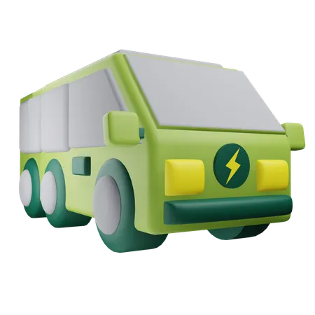 Ônibus elétrico  3D Icon