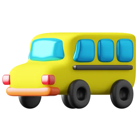 Ônibus escolar  3D Icon