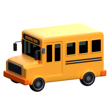 Ônibus escolar  3D Icon