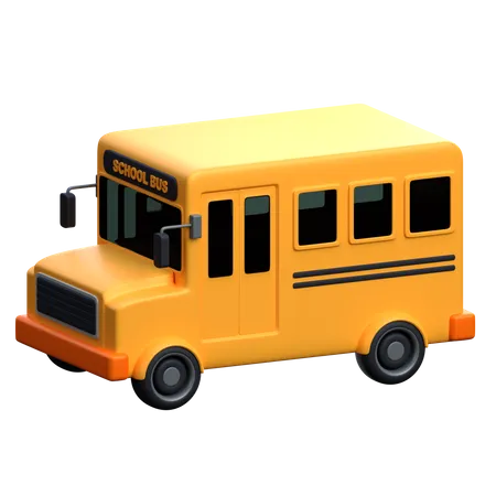 Ônibus escolar  3D Icon