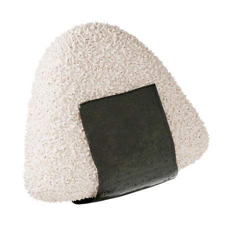 Onigiri  3D Icon