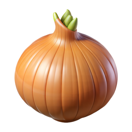 Onion  3D Icon