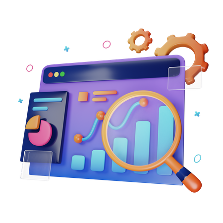 Online Analysis  3D Icon