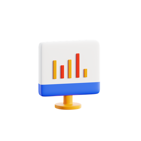 Online Analysis  3D Icon