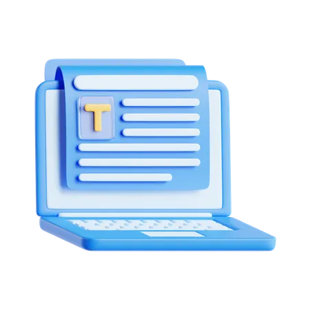 Online Article  3D Icon