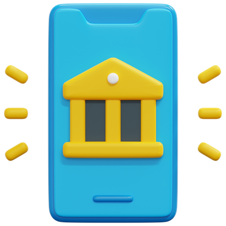 Online-Banking  3D Icon