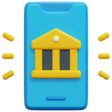 Online-Banking  3D Icon