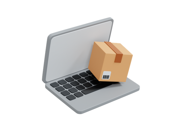 Online Delivery  3D Icon