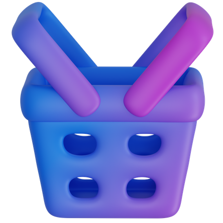 Online Food Delivery Cart  3D Icon