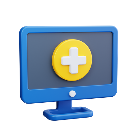 Medicina on-line  3D Icon