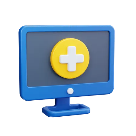 Medicina on-line  3D Icon