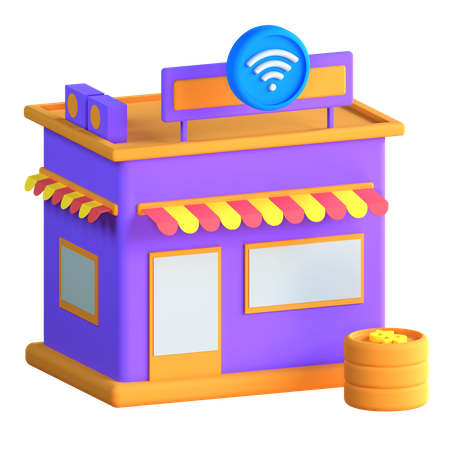 Online Shop  3D Icon