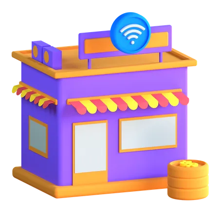 Online Shop  3D Icon