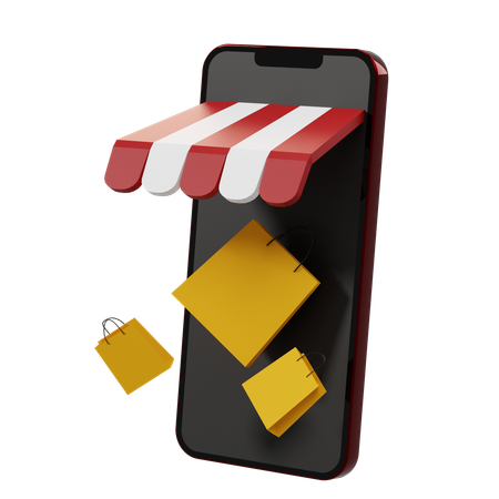 Online Shopping  3D Icon