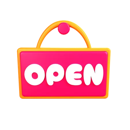 Open  3D Icon