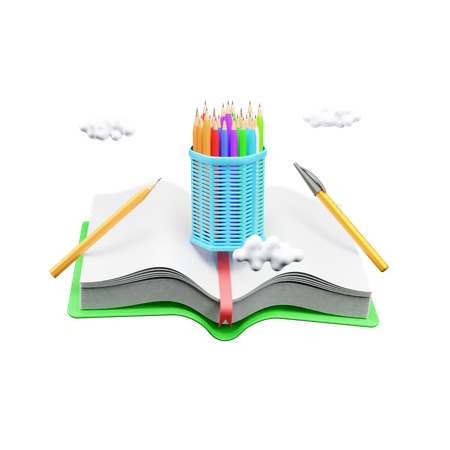 Open Book  3D Icon