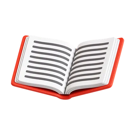 Open Book  3D Icon