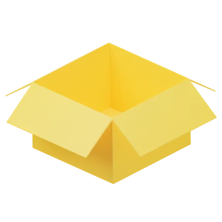 Open Box  3D Icon