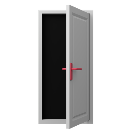 Open Door  3D Illustration